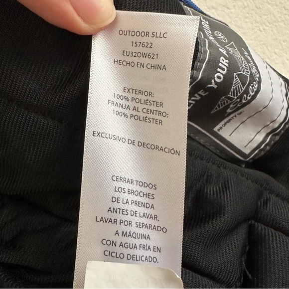 EDDIE BAUER Kids Youth High Pile Hooded Jacket in Black Grey B Size Medium 10 12 - Picture 9 of 16